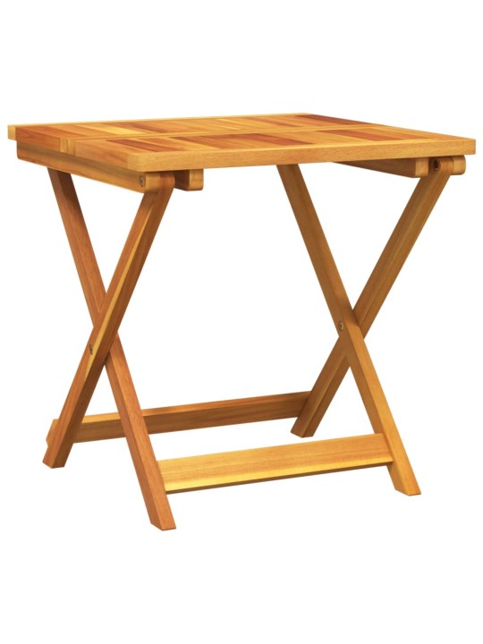 Skládací zahradní stůl 50 x 50 x 50 cm masivní akáciové dřevo