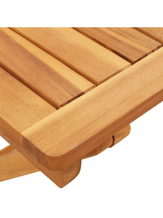 Skládací zahradní stůl 50 x 50 x 50 cm masivní akáciové dřevo