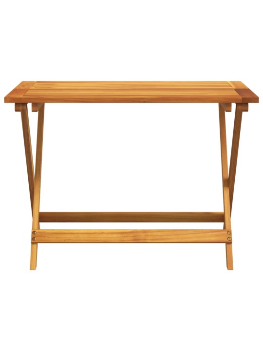Skládací zahradní stůl 90 x 52,5 x 65 cm masivní akáciové dřevo