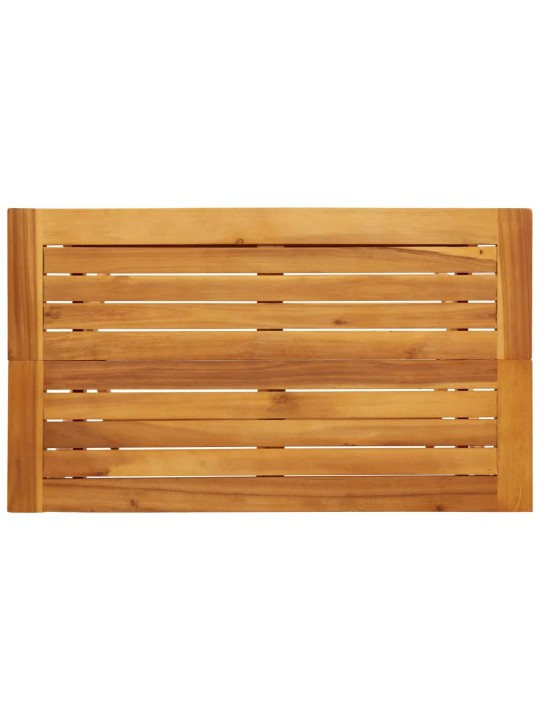 Skládací zahradní stůl 90 x 52,5 x 65 cm masivní akáciové dřevo