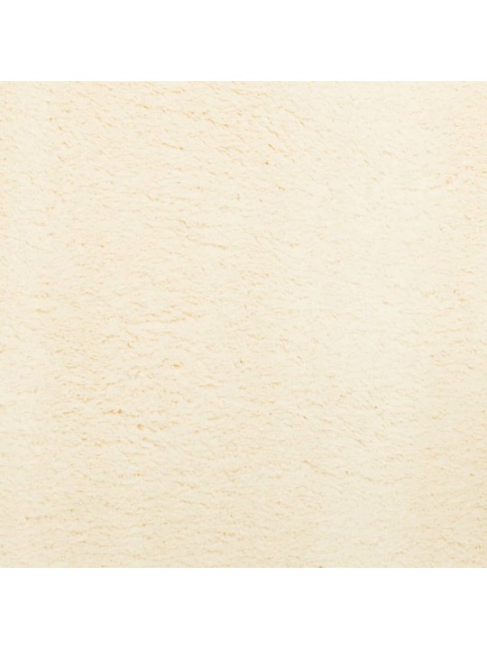 Koberec HUARTE krátký vlas měkký a pratelný krémový 140x200 cm