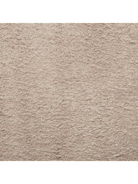 Koberec HUARTE krátký vlas měkký a pratelný pískový 100x200 cm