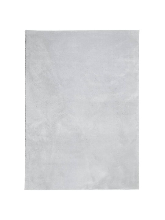 Koberec HUARTE krátký vlas měkký a pratelný šedý 160x230 cm