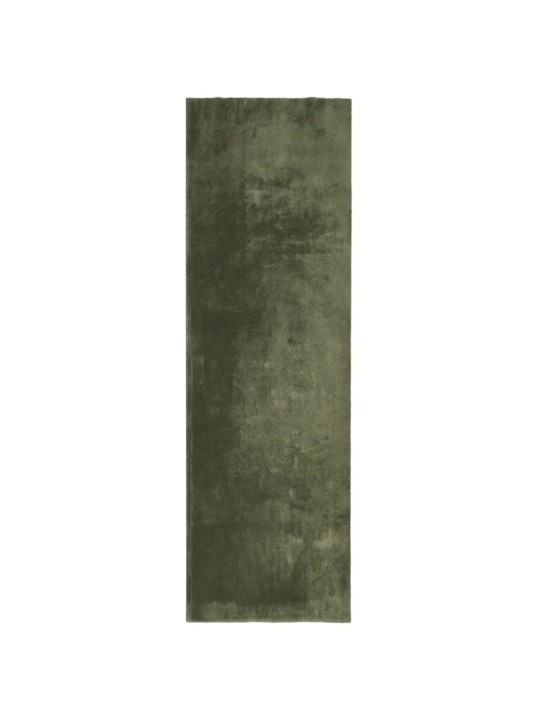 Koberec HUARTE krátký vlas měkký pratelný lesní zeleň 80x250 cm