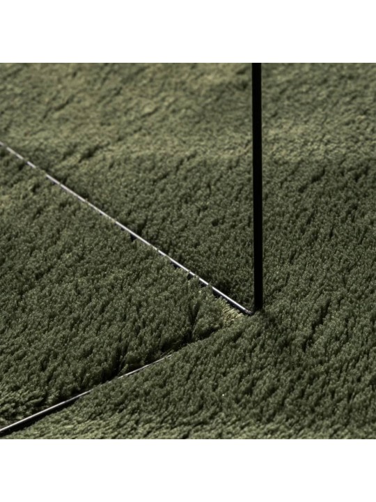 Koberec HUARTE krátký vlas měkký pratelný lesní zeleň 100x200cm
