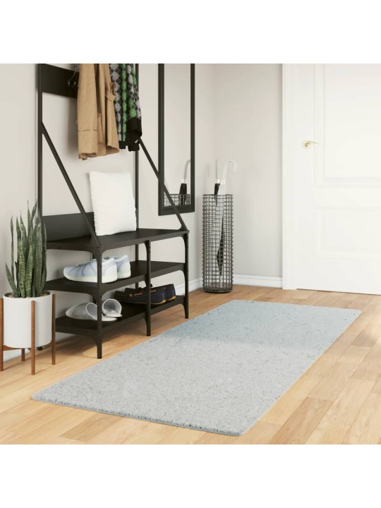 Koberec HUARTE krátký vlas měkký a pratelný modrý 80x200 cm