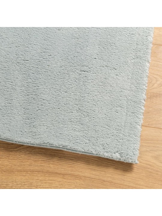 Koberec HUARTE krátký vlas měkký a pratelný modrý 80x250 cm