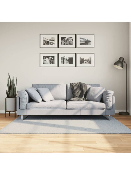 Koberec HUARTE krátký vlas měkký a pratelný modrý 120x170 cm