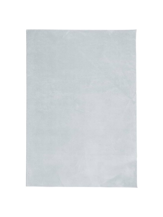 Koberec HUARTE krátký vlas měkký a pratelný modrý 140x200 cm