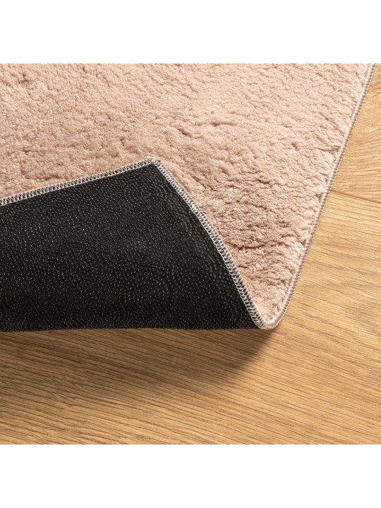 Koberec HUARTE krátký vlas měkký a pratelný blush 60x110 cm