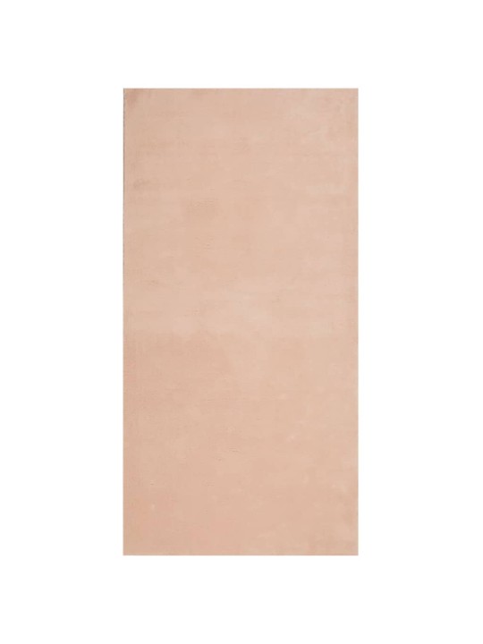 Koberec HUARTE krátký vlas měkký a pratelný blush 100x200 cm