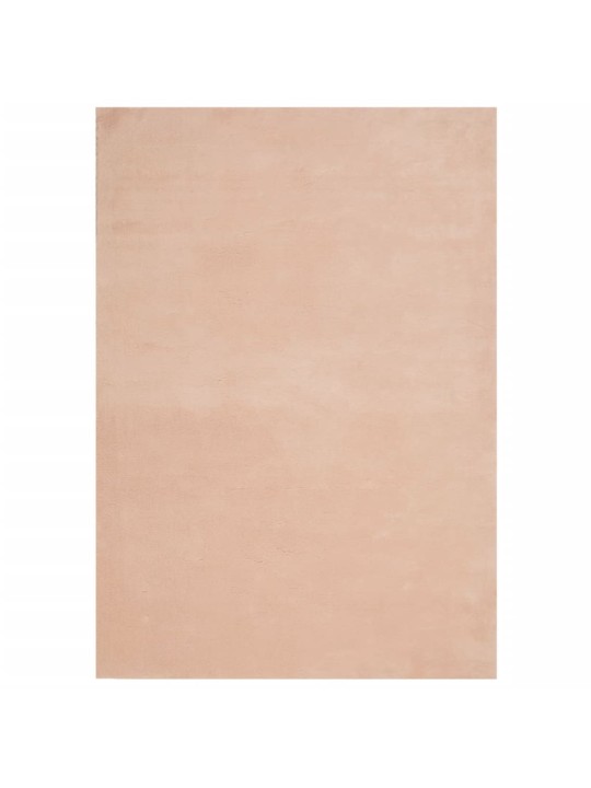 Koberec HUARTE krátký vlas měkký a pratelný blush 140x200 cm