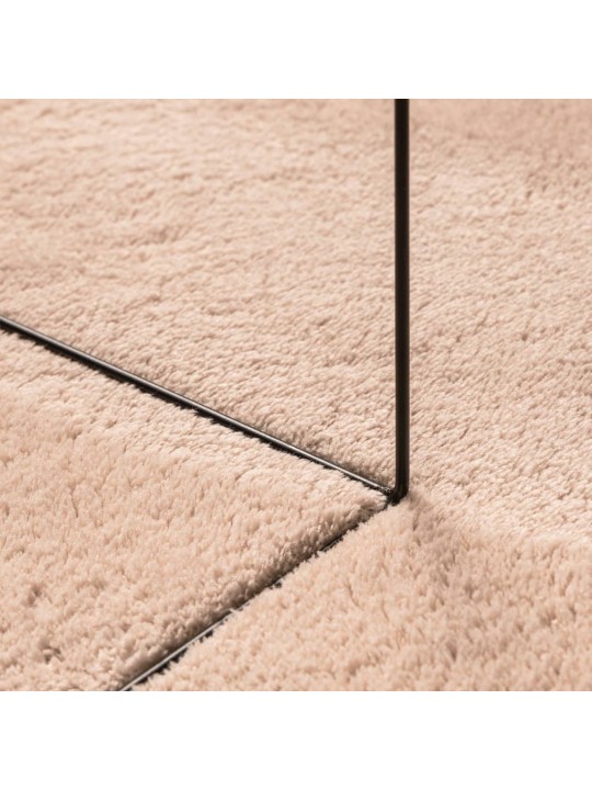 Koberec HUARTE krátký vlas měkký a pratelný blush 200x200 cm