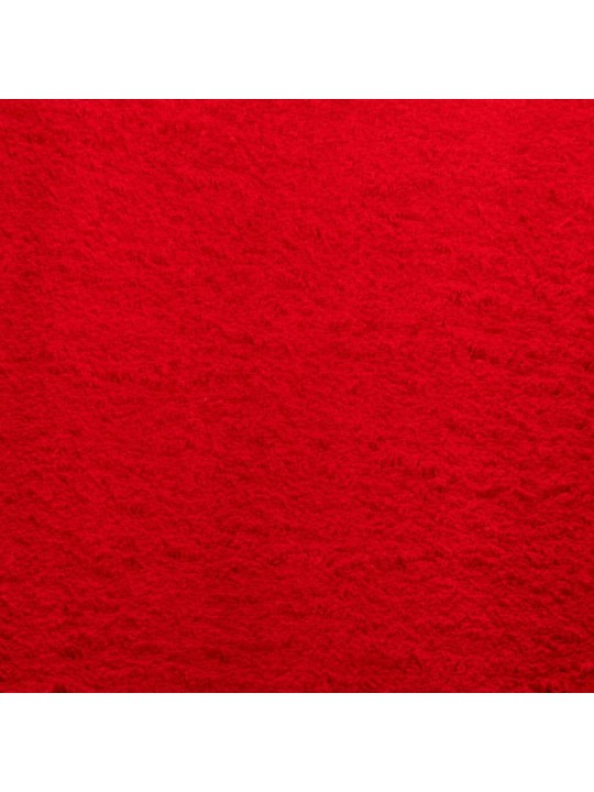 Koberec HUARTE krátký vlas měkký a pratelný červený 140x200 cm