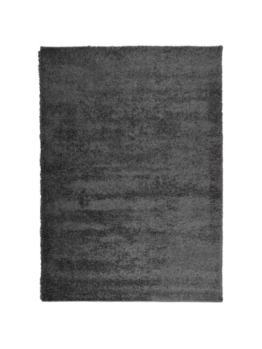 Koberec PAMPLONA s vysokým vlasem moderní antracitový 200x280cm