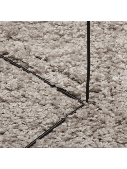Koberec pamplona s vysokým vlasem moderní béžový 100 x 200 cm