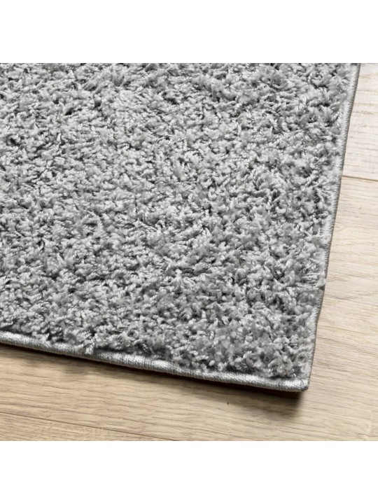 Koberec pamplona s vysokým vlasem moderní šedý 100 x 200 cm