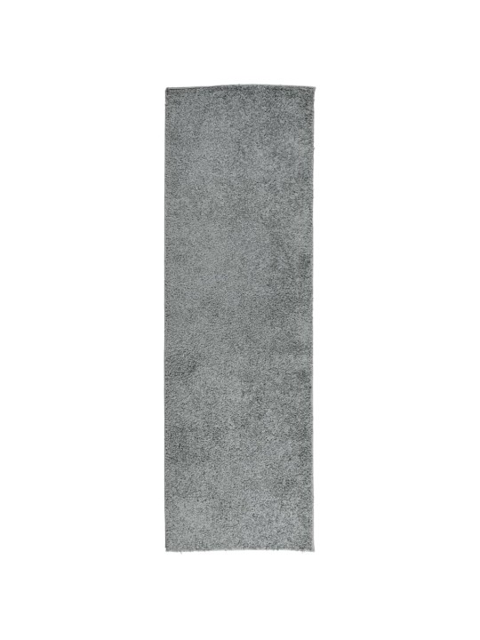 Koberec PAMPLONA s vysokým vlasem moderní zelený 80 x 250 cm