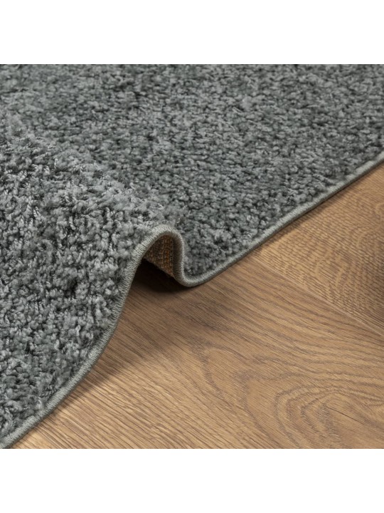 Koberec PAMPLONA s vysokým vlasem moderní zelený 80 x 250 cm