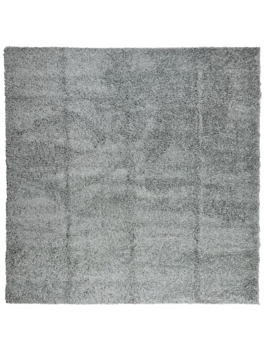 Koberec PAMPLONA s vysokým vlasem moderní zelený 160 x 160 cm
