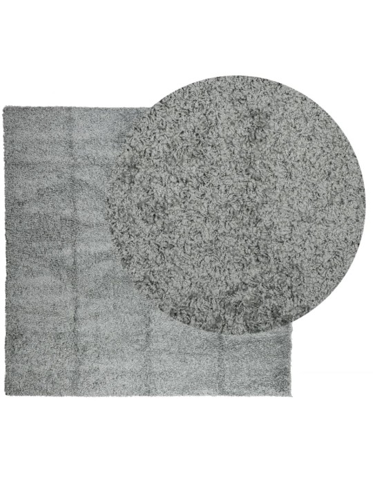 Koberec pamplona s vysokým vlasem moderní zelený 200 x 200 cm