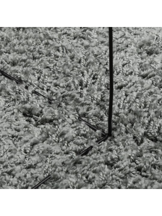 Koberec pamplona s vysokým vlasem moderní zelený 200 x 200 cm