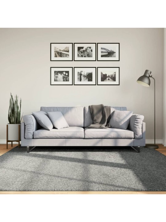 Koberec pamplona s vysokým vlasem moderní zelený 200 x 200 cm