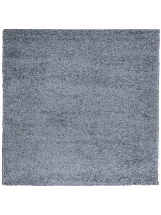 Koberec PAMPLONA s vysokým vlasem moderní modrý 200 x 200 cm