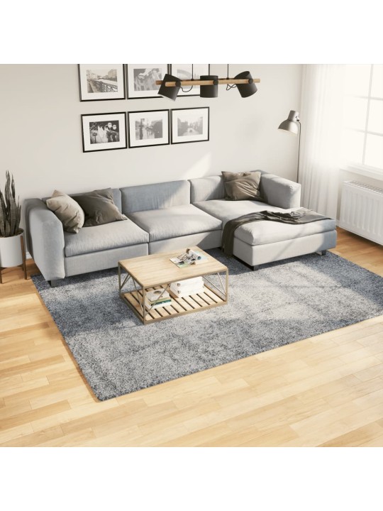Koberec PAMPLONA s vysokým vlasem moderní modrý 200 x 280 cm