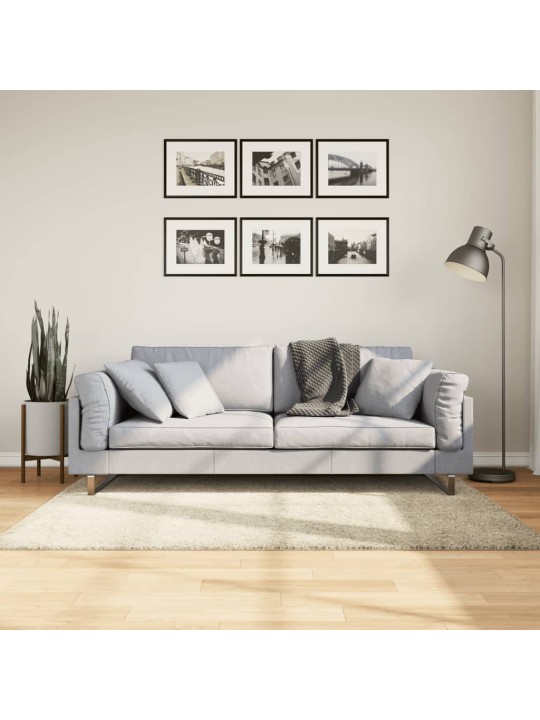 Koberec PAMPLONA s vysokým vlasem moderní zlatý 120 x 170 cm