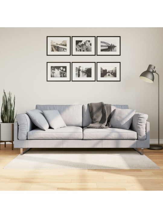 Koberec iza krátký vlas skandinávský vzhled krémový 80 x 150 cm