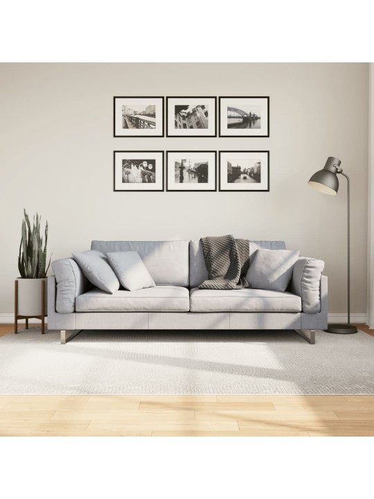 Koberec iza krátký vlas skandinávský vzhled krémový 160x230 cm