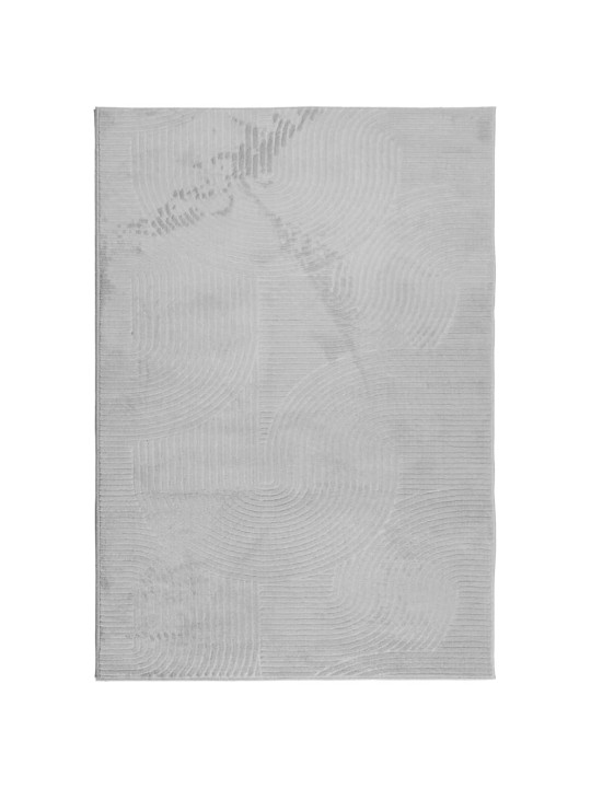 Koberec iza krátký vlas skandinávský vzhled šedý 120 x 170 cm