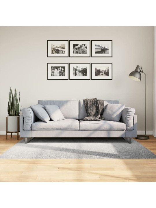 Koberec iza krátký vlas skandinávský vzhled šedý 120 x 170 cm