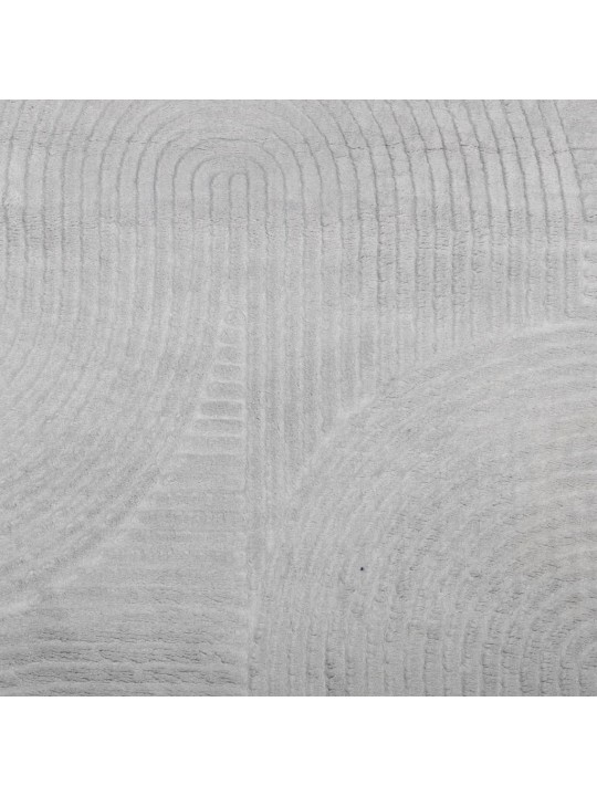 Koberec iza krátký vlas skandinávský vzhled šedý 140 x 200 cm