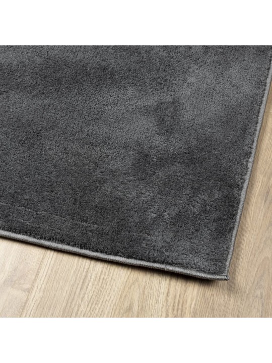 Koberec oviedo krátký vlas antracitový 80 x 250 cm
