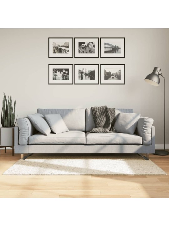 Koberec OVIEDO krátký vlas béžový 80 x 150 cm
