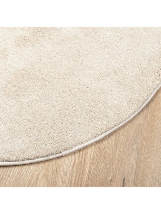 Koberec oviedo krátký vlas béžový ø 120 cm