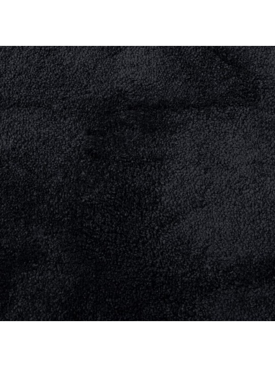 Koberec oviedo krátký vlas černý 60 x 110 cm