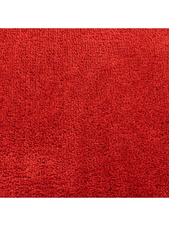 Koberec OVIEDO krátký vlas červený 80 x 150 cm