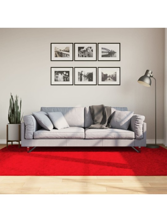 Koberec OVIEDO krátký vlas červený 160 x 230 cm