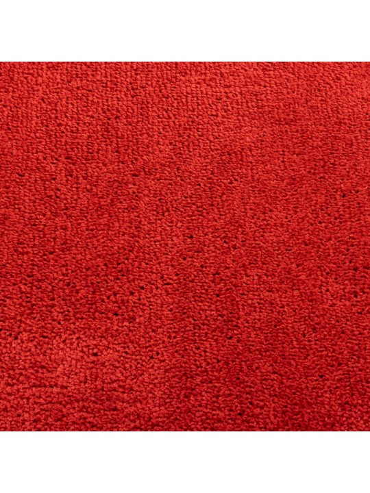 Koberec oviedo krátký vlas červený 240 x 240 cm