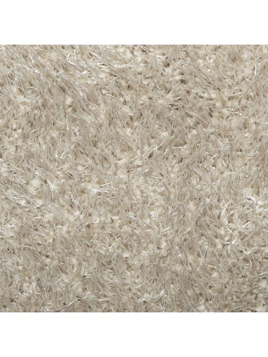 Koberec HUARTE vysokým vlasem lesklý vzhled béžový 140x200 cm