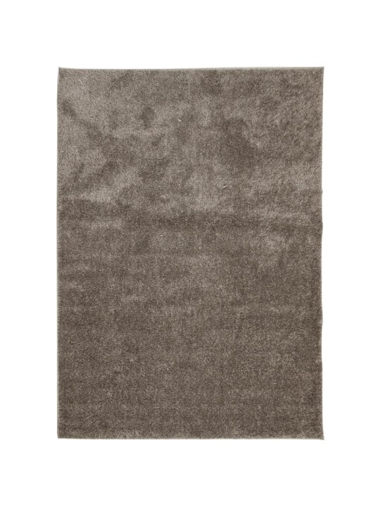Koberec huarte vysokým vlasem lesklý vzhled šedý 240x340 cm