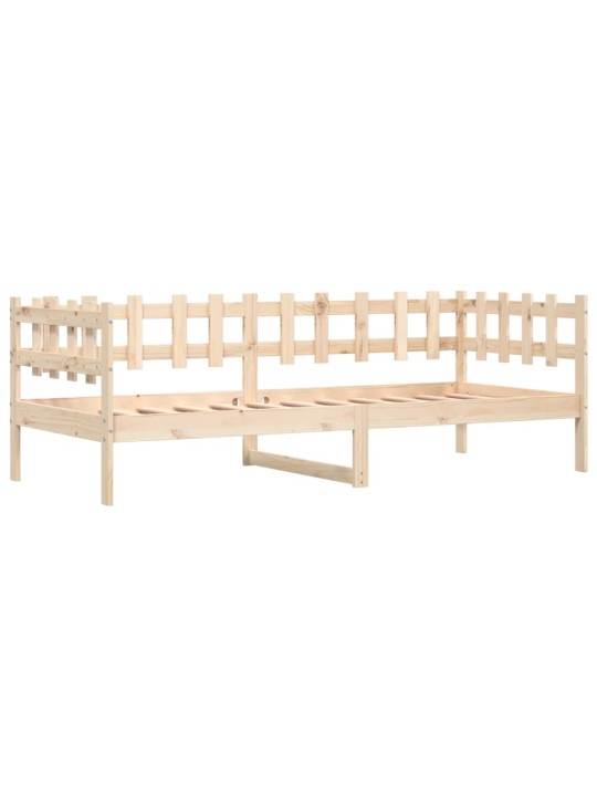 Válenda bez matrace 90 x 190 cm masivní borovice