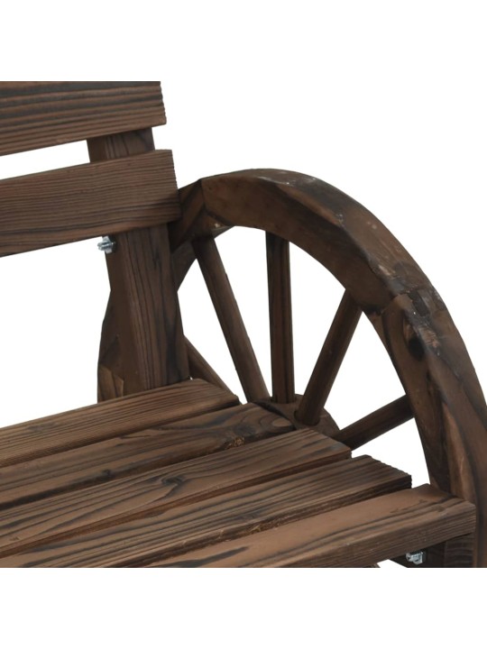 Zahradní židle 2 ks 58 x 58 x 78,5 cm masivní jedlové dřevo