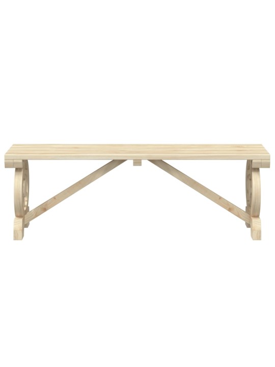 Zahradní lavice 115 cm masivní jedlové dřevo