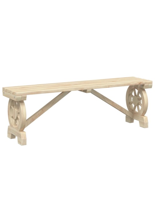 Zahradní lavice 115 cm masivní jedlové dřevo