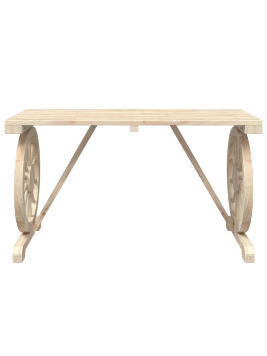 Zahradní stůl 115 x 55 x 65 cm masivní jedlové dřevo
