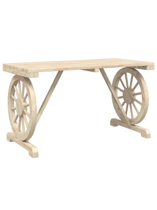 Zahradní stůl 115 x 55 x 65 cm masivní jedlové dřevo